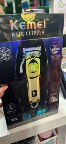 Máquina de Cortar Cabelo Kemei - Profissional e Potente