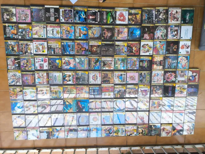 Coleção de jogos Sega Saturn