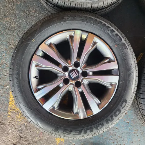 RODAS FIAT TORO ARO 17 5X110 (JEEP) E PNEUS 225/60