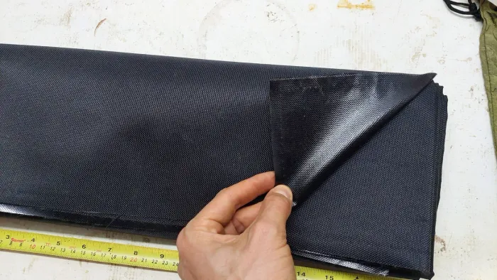 Tecido preto NYLON 1200 cordura Lona