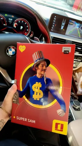 Estátua Super Sam Chapolin Art 1/10 Iron Studios Chaves