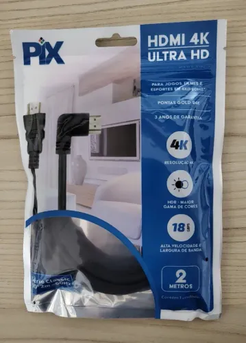Cabo HDMI PIX 2.0 4K 19 Pinos - NOVOS