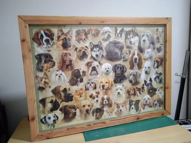 Quadro de Cães - puzzle