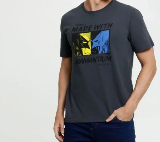 Camiseta Masculina Marvel Wolverine