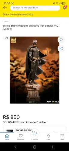 Batman Begins Exclusivo Iron Studios (CCXP) 1/10