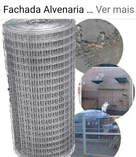 Tela de Aço Soldada Galvanizada para Alvenaria