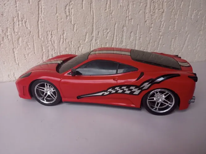 Carrinho poliplac  megafrix sportcar fricção 31 cm 