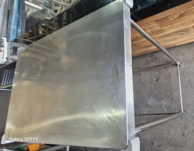 Mesa inox de apoio Pronta Entrega