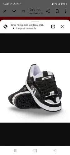 Tênis Hocks Bold Preto - Tamanho 36 