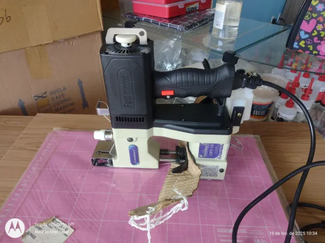 Máquina de costura boca de saco lanmax Nova 