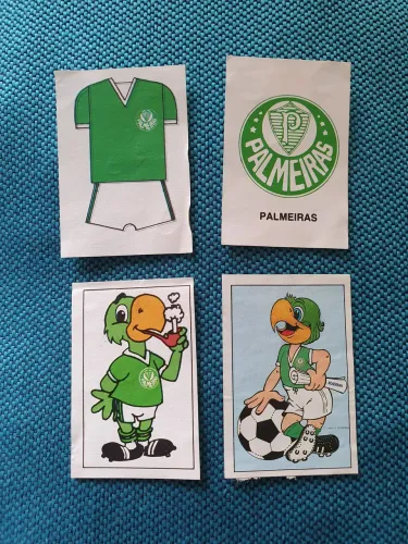 Coleção Figurinhas antigas do Palmeiras