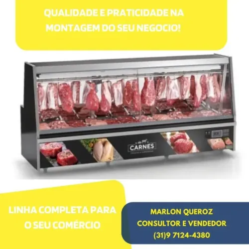 Balcão de Carne 3M Gelopar Preto 220v