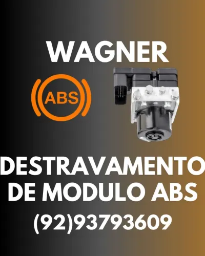Destravamento do módulo hidráulico do ABS automotivo 