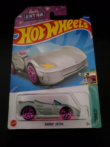 Hot Wheels - Barbie Extra Cinza - HCT35