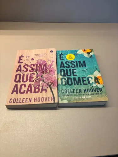 Livros É Assim Que Acaba e É Assim Que Começa - Colleen Hoover