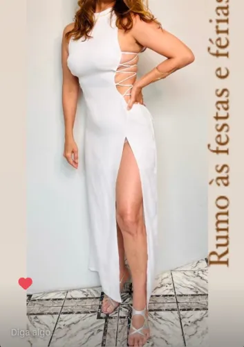 Vestido BRANCO Reveillon ANO NOVO