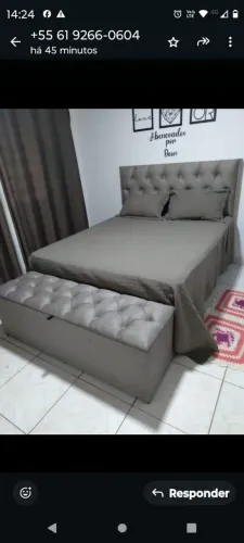 Vendo conjuntos de cabeceira e baú novos de fábrica (todos os tamanhos )