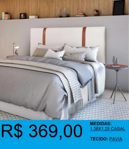 CABECEIRA CASAL PRONTA ENTREGA