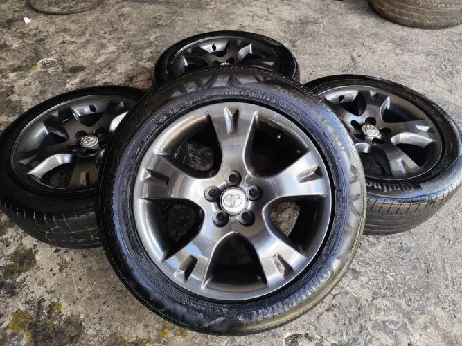 Rodas Aro 16" Toyota Corolla- NOVAS-5x100. C/Pneus bons. Aceito Cartão. 