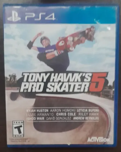 Jogo Tony Hawks Pro Skater 5 Ps4 Mídia Física Usado Original