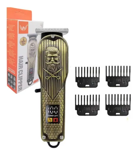 Máquina Aparador De Pelo Cortar Cabelo Fazer Barba Al-2928