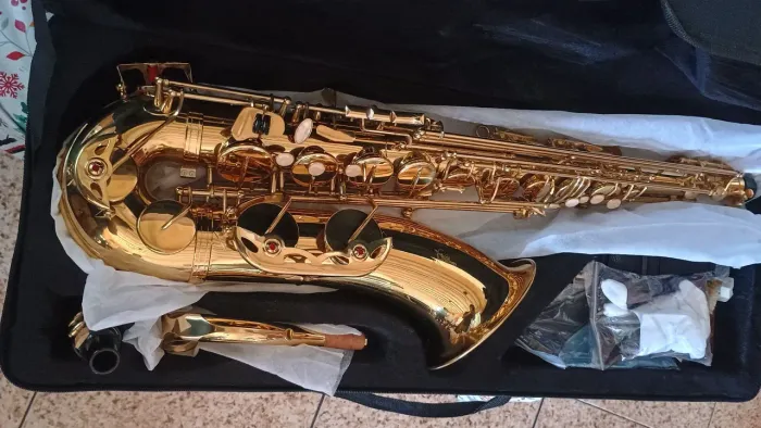 Saxofone Tenor Dourado Slade NOVO 