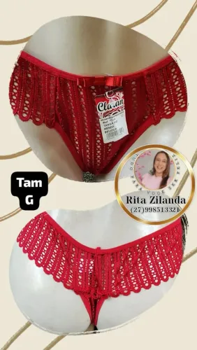 Tanga Fio Renda Beijoca G
