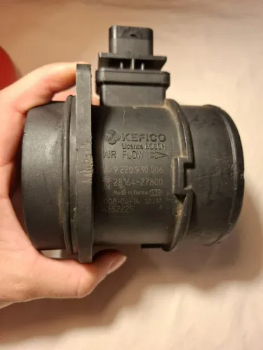 Sensor MAF veículos Hyundai/Kia 28164-27800 (KEFICO lic. BOSCH) ? 5 pinos ? Original Usado