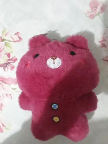 Urso de Pelúcia Rosa - Brinquedo Infantil