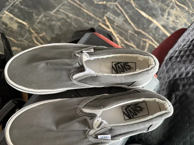 Tênis Vans Slip-On Cinza - Original