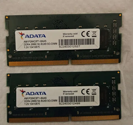 DDR4 / 2 x 8gb / 2666 - Notebook