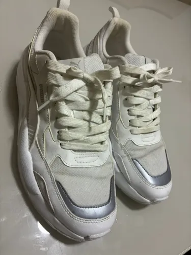 Tenis Puma X Ray Square Bdp Branco com Prata tamanho 44 - excelente estado