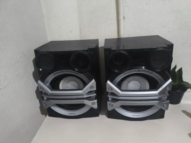 Caixa Super Woofer Panasonic 
