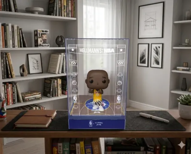 Funko Pop Shaq #208 Lakers + Expositor Acrílico - Edição Especial Hellmann's NBA