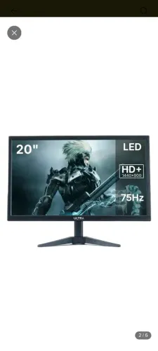 Monitor 20Pol 75hz LED NOVO
