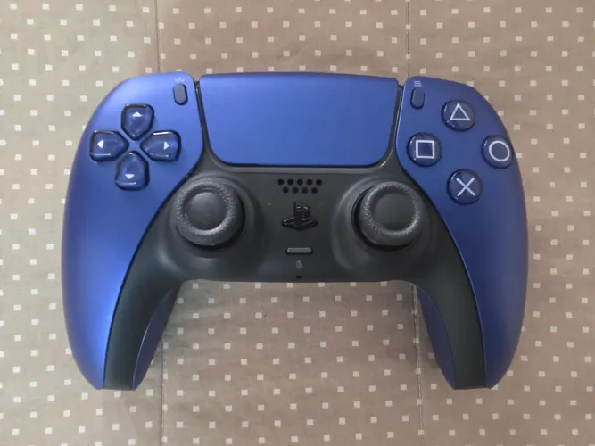 Controle PS5 Dualsense - Azul Cobalto (Drift lado Esquerdo - Botão não Liga)