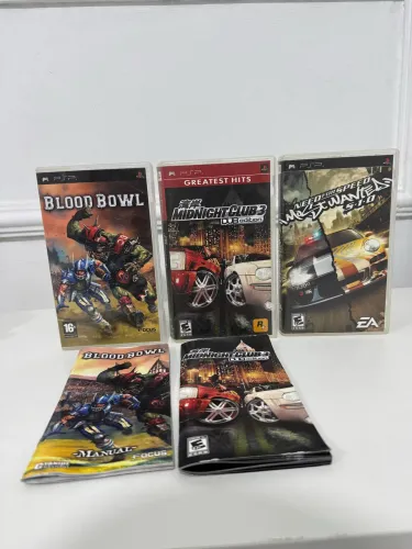 Jogos psp mídia física