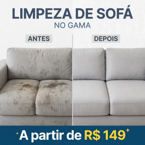 Limpeza De Sofá No Gama