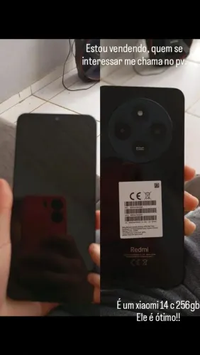 Vendendo um xiaomi 14 c 256gb novinho