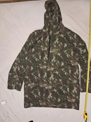 Casacão de frio forro duplo camuflado G 1,20 m