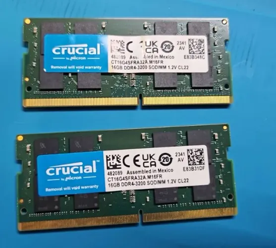 Memória RAM Crucial 32GB (2x16GB) DDR4 3200MHz SO-DIMM para Notebook
