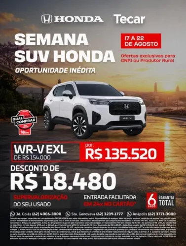 Honda WR-V EXL 1.5 i-VTEC 5P Aut. 2027