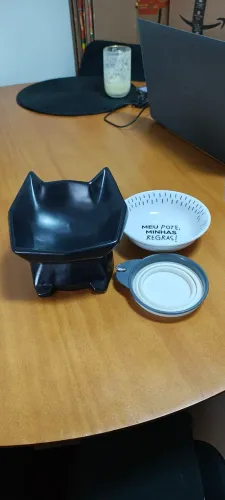 Kit de tigelas para gato