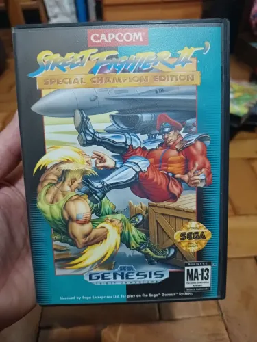 Street Fighter II - Special Champion Edition - Mega Drive - COMPLETO - CIB