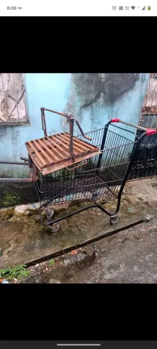 Carrinho mais churrasqueira