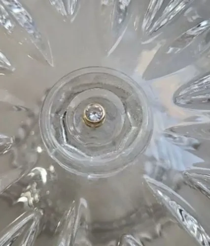 Pingente ponto de luz em ouro 18k 750 pedra zirconea