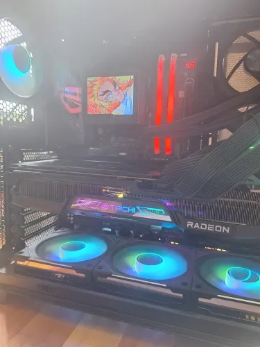 Memória DDR5 T-FORCE DELTA RGB, 32GB (2x16GB), 6400MHz, Black, FF3D532G6400HC40BDC01