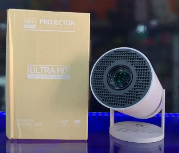 Projetor Portátil HY300 Android WiFi Bluetooth Tela Grande Cinema