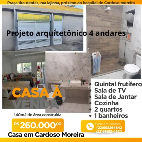 OPORTUNIDADE ÚNICA: Casa Moderna + Potencial de Construção por R$ 260 Mil!