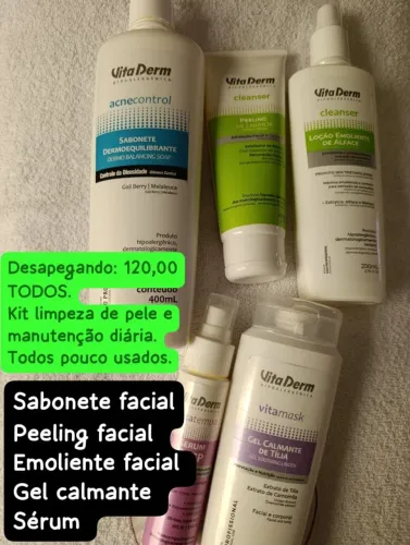 Kit limpeza de pele